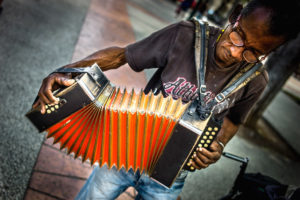 Cuba, Havanna, Accordion player Cuba, Havanna, Accordion player